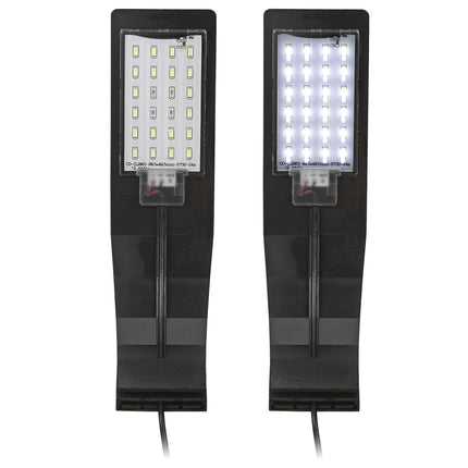 Lámpara Aqualed Génesis Curva luz blanca - Negra 10.00W