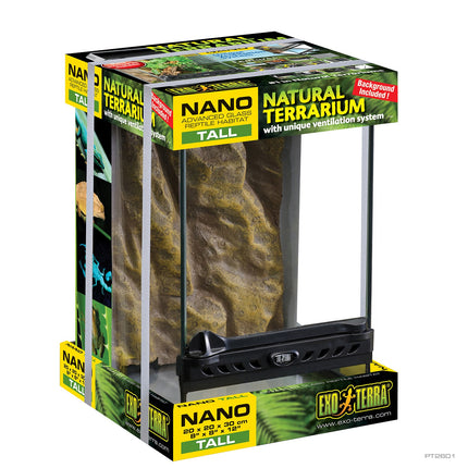 Exo Terra Terrario Nano/Tall, 16L, 22x22x33cm