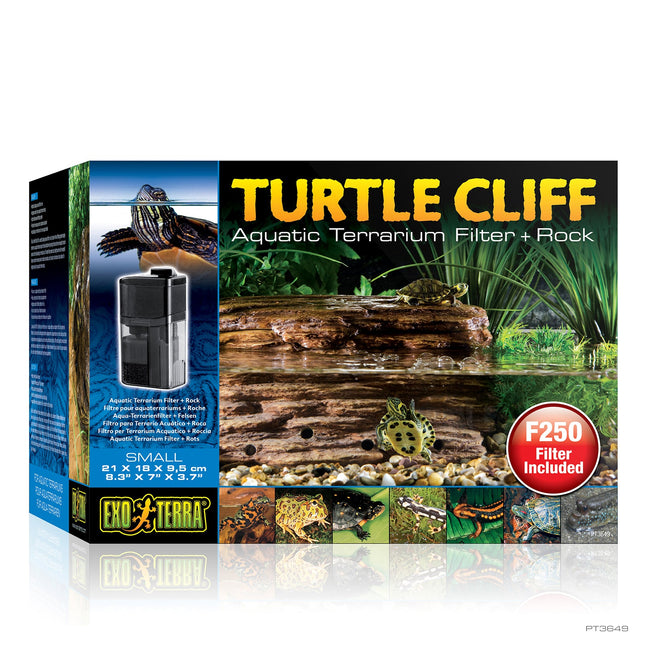 Exo Terra Turtle Cliff Filtro Tortuga+Roca, S