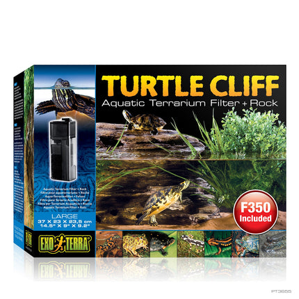 Exo Terra Turtle Cliff Filtro Tortuga+Roca - M