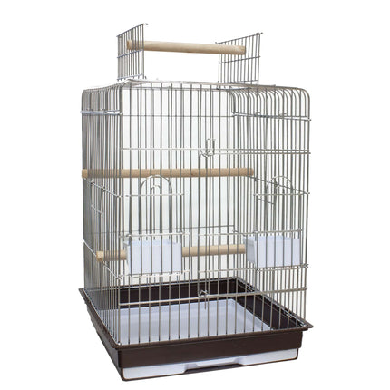 Jaulas REX cromadas para pájaros 66 cm.