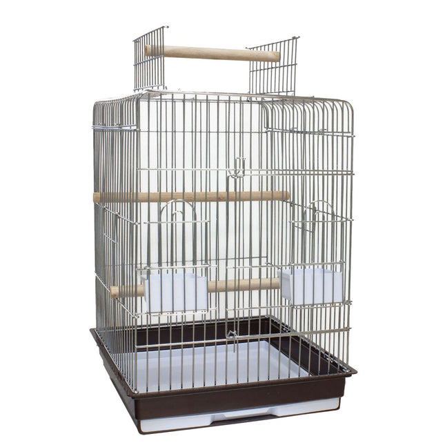 Jaulas REX cromadas para pájaros 66 cm.