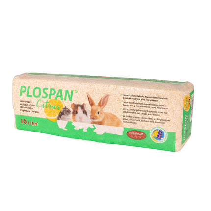 Serrín natural con aroma a limón PLOSPLAN de 16 litros (Pack de 12 uds)
