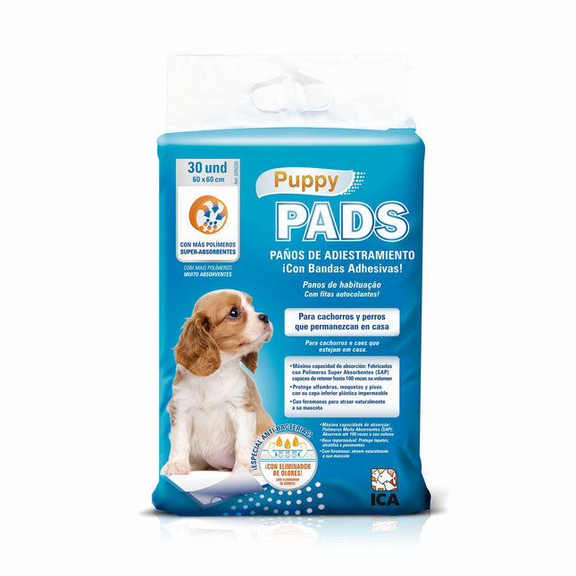Paños de Adiestramiento Puppy Pads 60cm x 60 cm. - 30 unds.