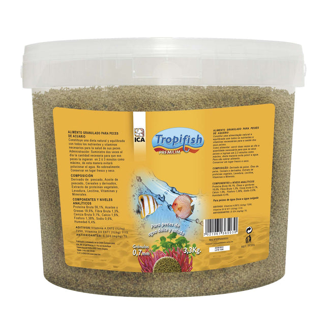 Alimento Tropifish PREMIUM 3.30 kg.