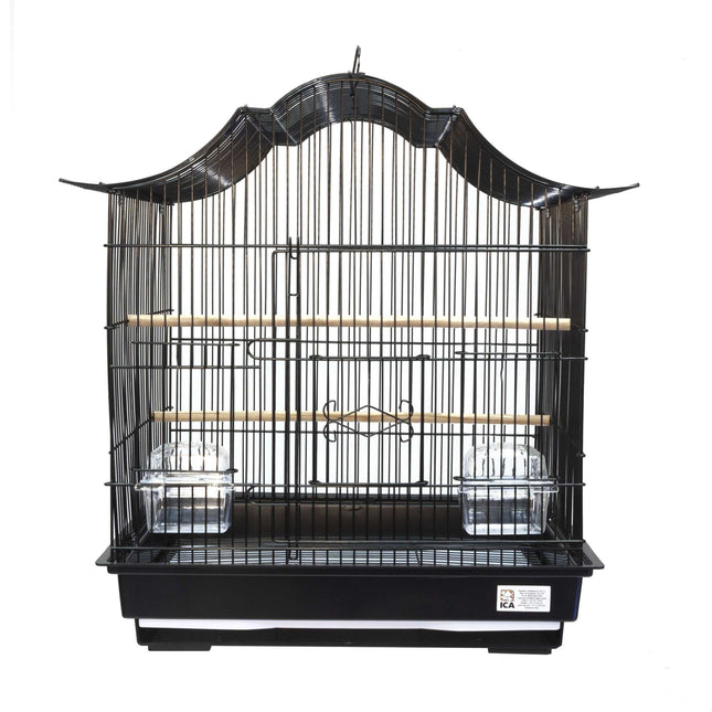 Jaulas TRINI negra para pájaros 55.50 cm.