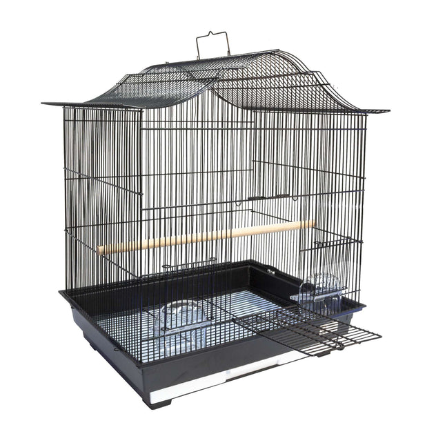 Jaulas TRINI negra para pájaros 61.50 cm.