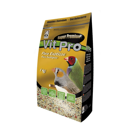 Alimento para Exóticos Vit Pro en Bolsa 1 kg. (Pack de 6 uds)