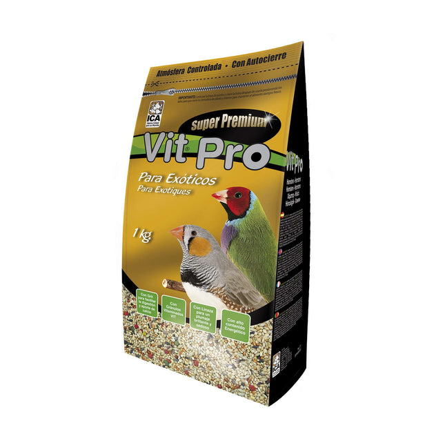 Alimento para Exóticos Vit Pro en Bolsa 1 kg. (Pack de 6 uds)