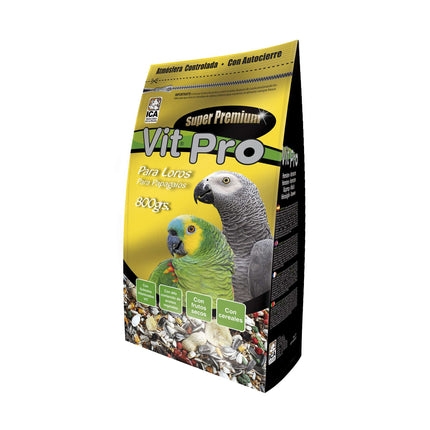 Alimento para loros Vit Pro Mix en Bolsa 800 gramos (Pack de 6 uds)