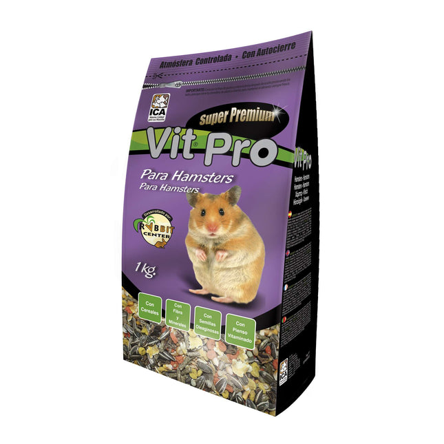 Alimento para Hámster Zip Vit Pro en Bolsa 1.000 gramos (Pack de 6 uds)