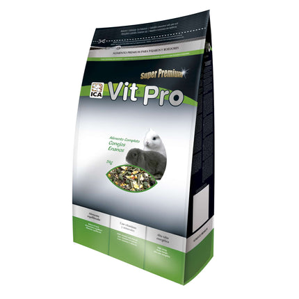 Alimento para conejos enanos con cierre Zip Vit Pro en Bolsa 5.000 gramos (Pack de 2 uds)
