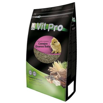 Alimento para Conejos Enanos Baby Vit Pro en Bolsa 3.000 gramos (Pack de 3 uds)