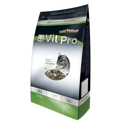 Alimento para Chinchillas con cierre Zip Vit Pro en Bolsa 5.000 gramos (Pack de 2 uds)