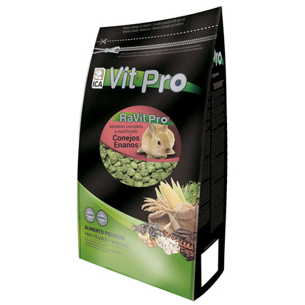 Alimento para conejos RaVit Pro en Bolsa 2.000 gramos (Pack de 3 uds)