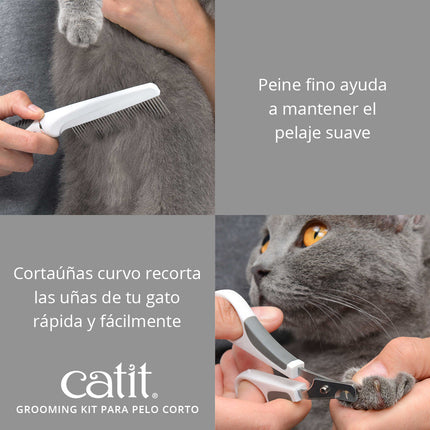 Catit Grooming Kit, Pelo Corto
