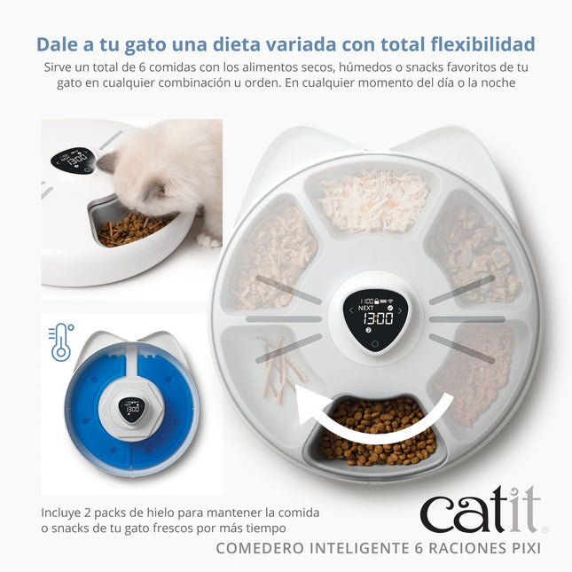 Catit PIXI Comedero Inteligente 6 Raciones