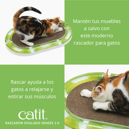 Catit Senses 2.0 Rascador Ovalado