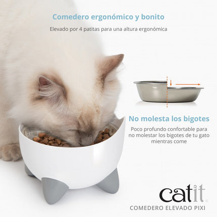 Catit PIXI Comedero Elevado 200ml