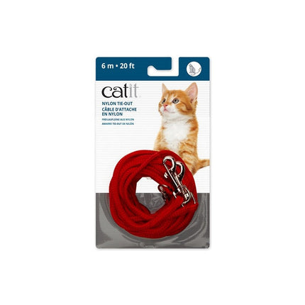 Catit Correa Extra Larga, Roja, 6m