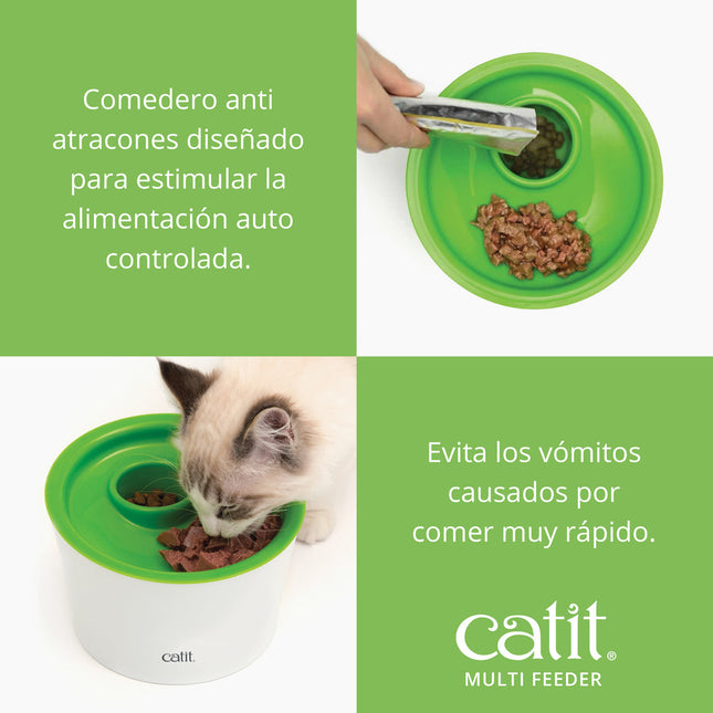 Catit Multi Feeder - Comedero antivoracidad