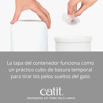 Catit Grooming Kit, Pelo Largo