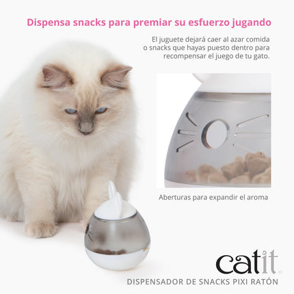 Catit PIXI Dispensador de Snacks - Ratón