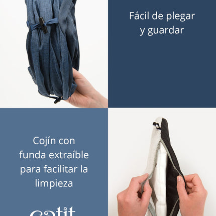 Catit Vesper Túnel con Cama Gris 68x97x28cm