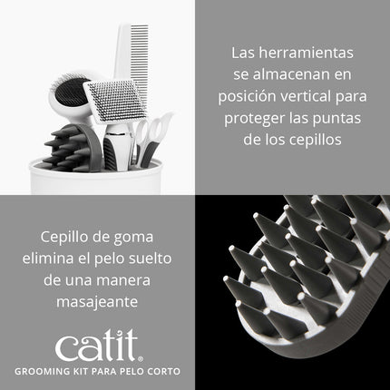Catit Grooming Kit, Pelo Corto