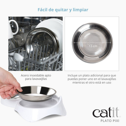 Catit PIXI Comedero - Blanco