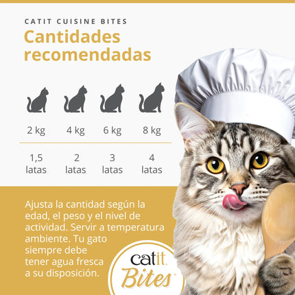 Catit Cuisine Bites de Pato de 75g (Pack de 12 uds)