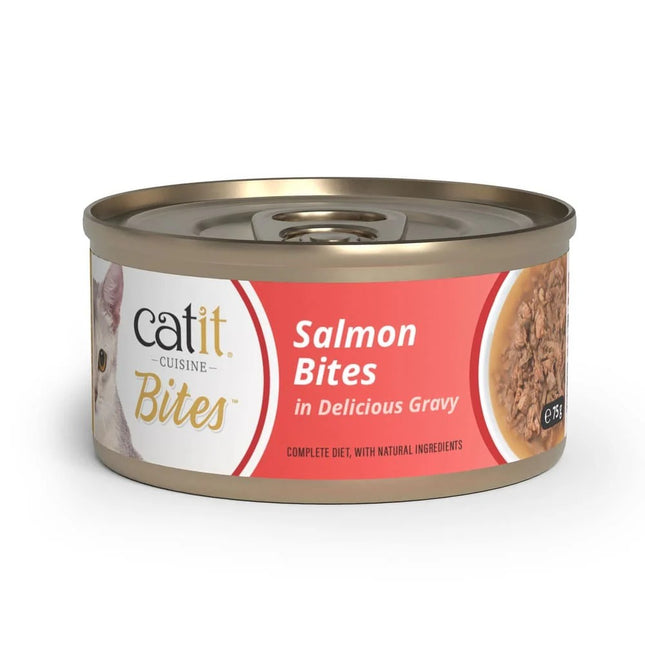 Catit Cuisine Bites de Salmón de 75g (Pack de 12 uds)