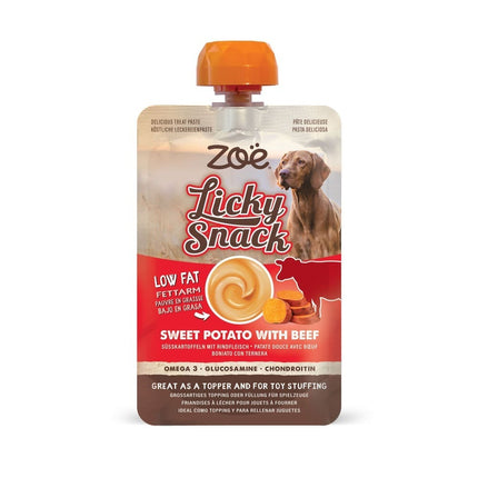 ZOE Licky Snack - Boniato & Vacuno - 85g (Pack de 4 uds)