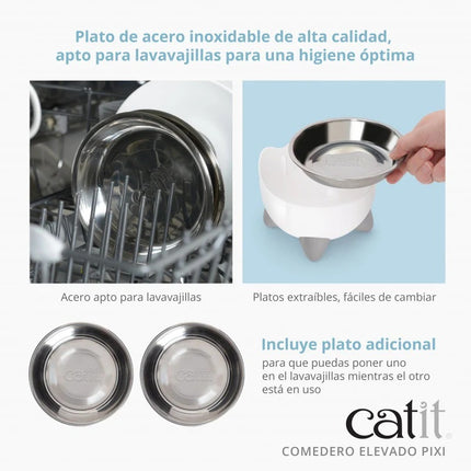 Catit PIXI Comedero Elevado 200ml