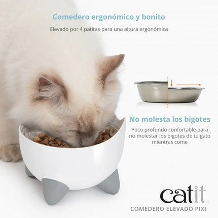 Catit PIXI Comedero Elevado 200ml