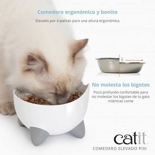 Catit PIXI Comedero Elevado 200ml