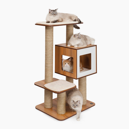 Catit Vesper High Base Gigante - Roble