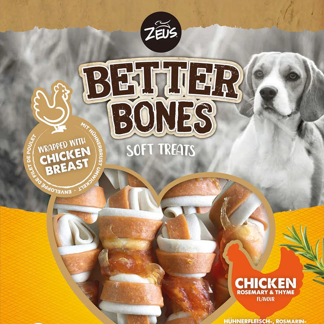 ZOE Better Bones Env Pollo,Tom./Romero 7.5cm9pc (Pack de 2 uds)