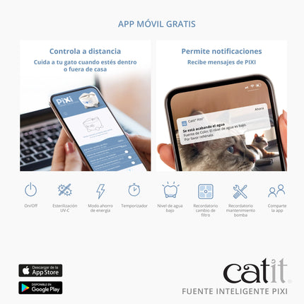 Catit PIXI Fuente Inteligente - 2 litros