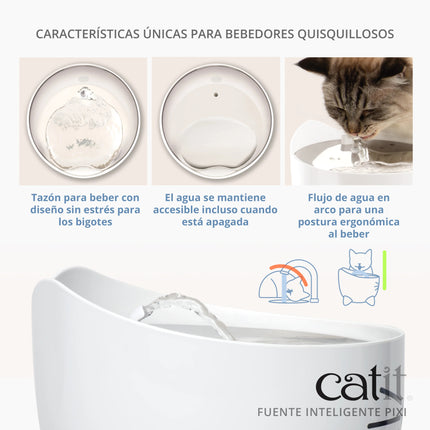 Catit PIXI Fuente Inteligente - 2 litros