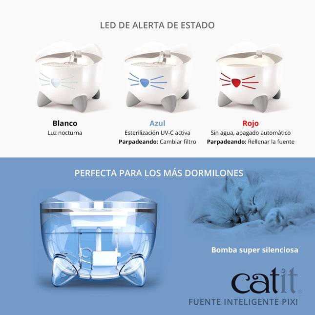 Catit PIXI Fuente Inteligente - 2 litros