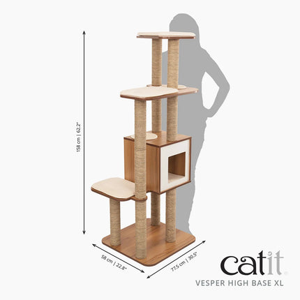 Catit Vesper High Base XL - Nogal