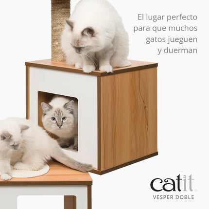 Catit Vesper Doble - Nogal
