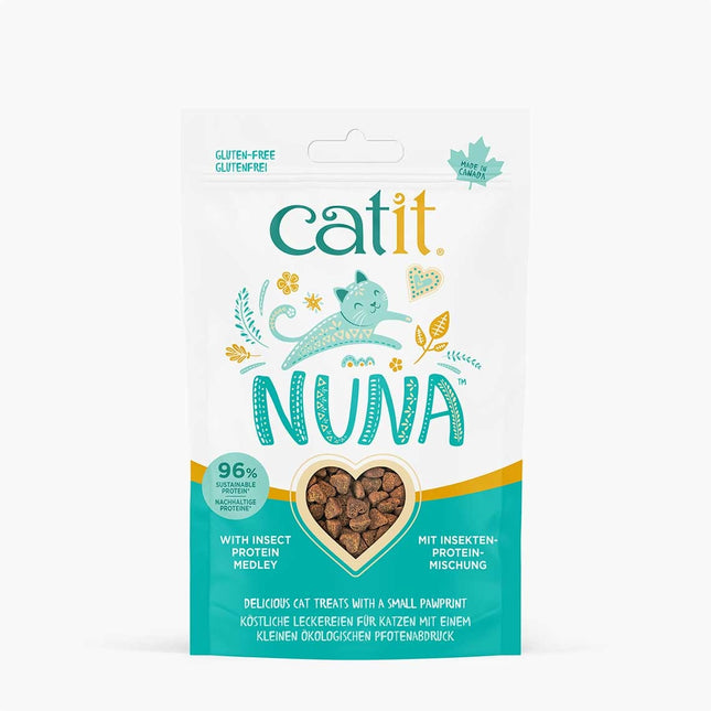 Catit Nuna Snack Mezcla Proteína de Insectos - 60g (Pack de 8 uds)