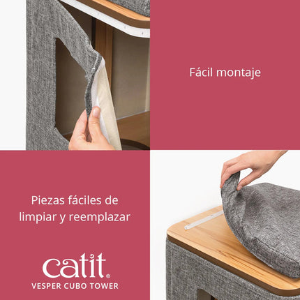Catit Vesper Cubo Tower Gris