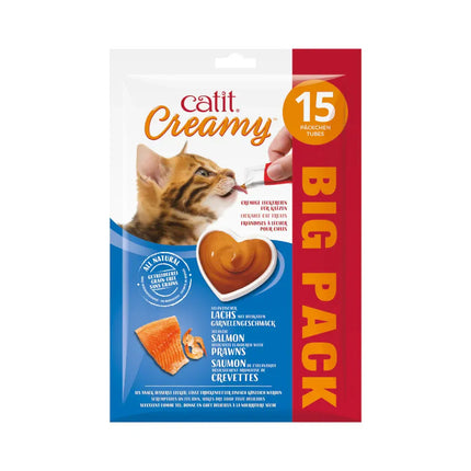 Catit Creamy Pollo y Cordero - 15x10g (Pack de 8 uds)