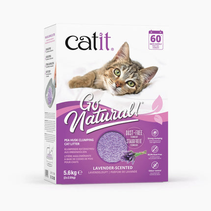 Catit Go Natural! Arena Guisantes de Lavanda 5,6kg