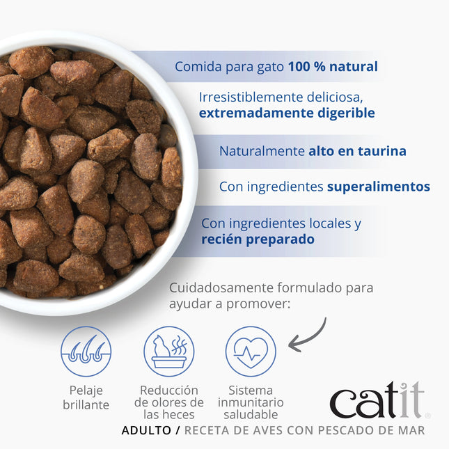 Catit Recipes Adulto Pescado de Mar de 2 kg (Pack de 4 uds)