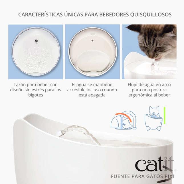 Catit PIXI Fuente 2,5 litros - Azul