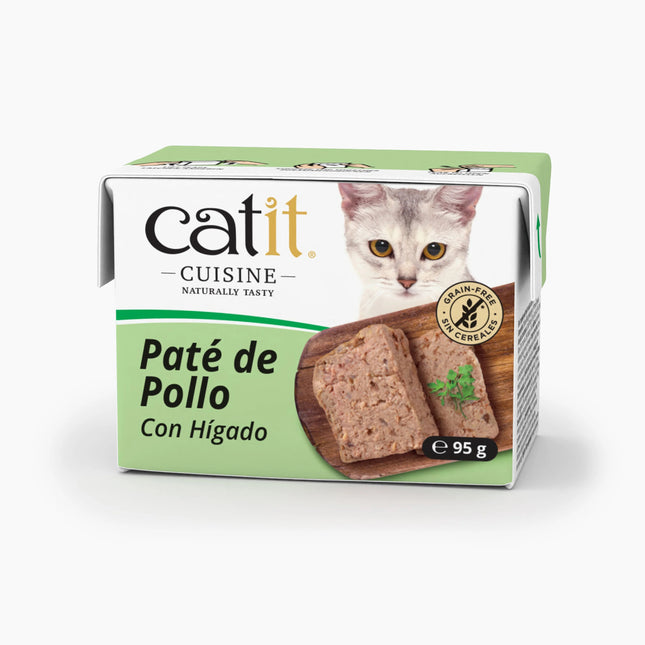 Catit Cuisine Paté de Pollo con Hígado de 95g (Pack de 12 uds)